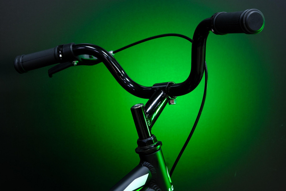 Lorak Junior 16 Boy Матовый Чёрный/Зелёный