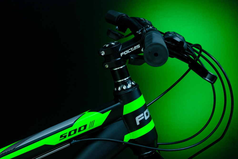 FOLTAS 26 Steel 21sp Чёрный/Зелёный