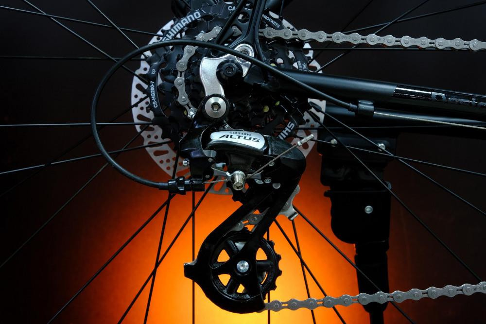 Lorak Sel 9150 Матовый Чёрный/Оранжевый 19р (на рост 171-182)