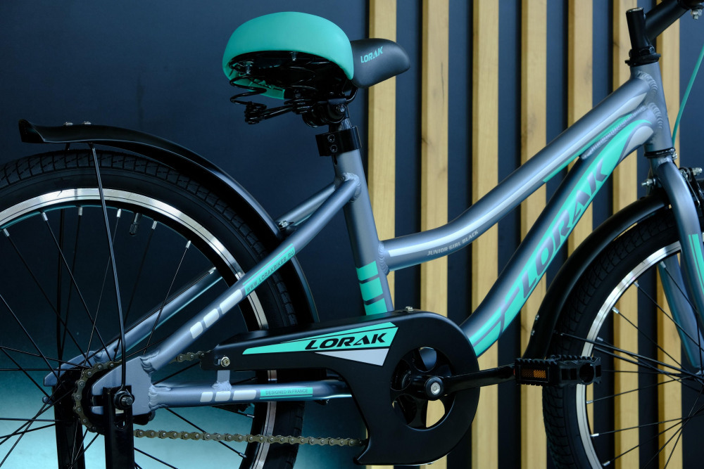 LORAK JUNIOR 20 Girl Black Матовый Серый/Светло-голубой